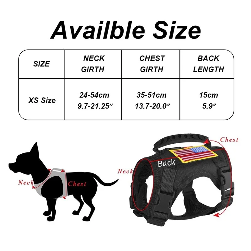 Dog Cloth Tactical Pet Vest Small Cat Harness Military Hunting Shooting Army Training Adjustable Molle Animal