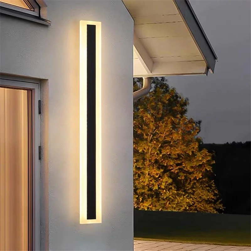 

Waterproof outdoor wall lamp LED Long wall lamp IP65 Aluminum Light Garden Villa porch Sconce Light 220V Sconce Luminaire