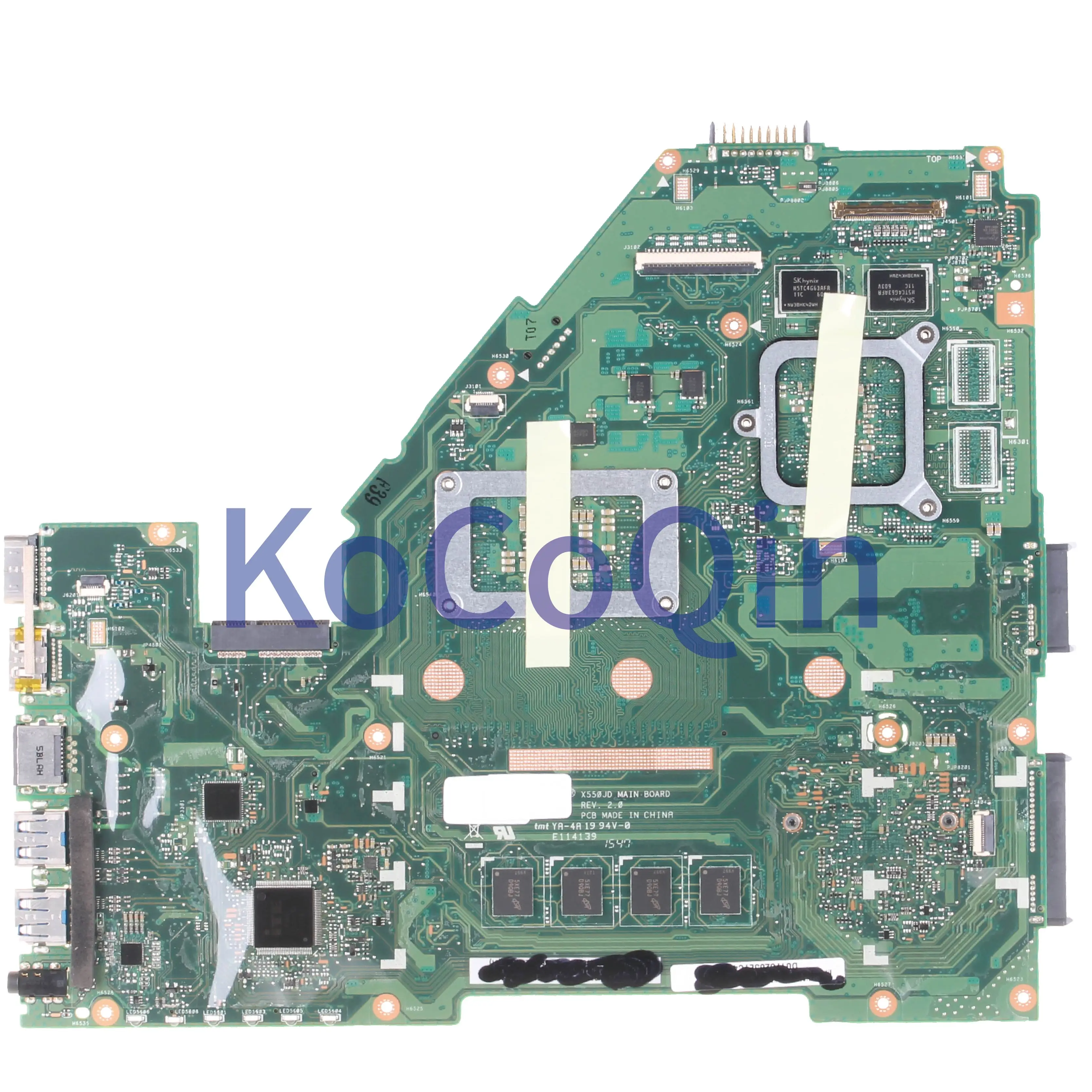 X550JD For ASUS X550JD X550JK X550JD ZX50J X550JF A550J X550J Notebook Mainboard SR1Q8 N15V-GM-B-A2 2G Laptop Motherboard