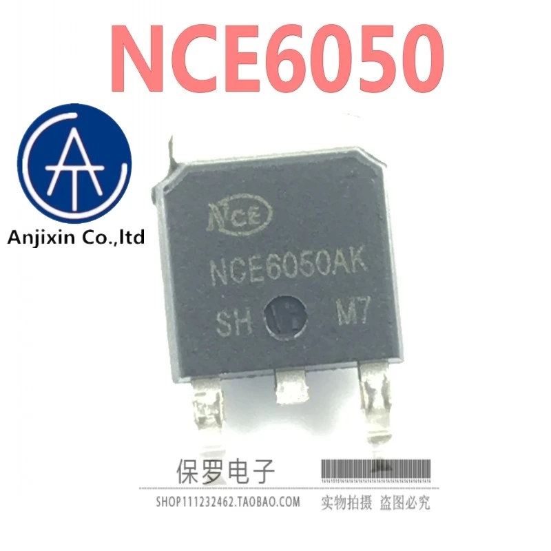 10 шт., 100% оригинальный новый NCE6050K NCE6050KA TO-252 NCE6050AK, в наличии