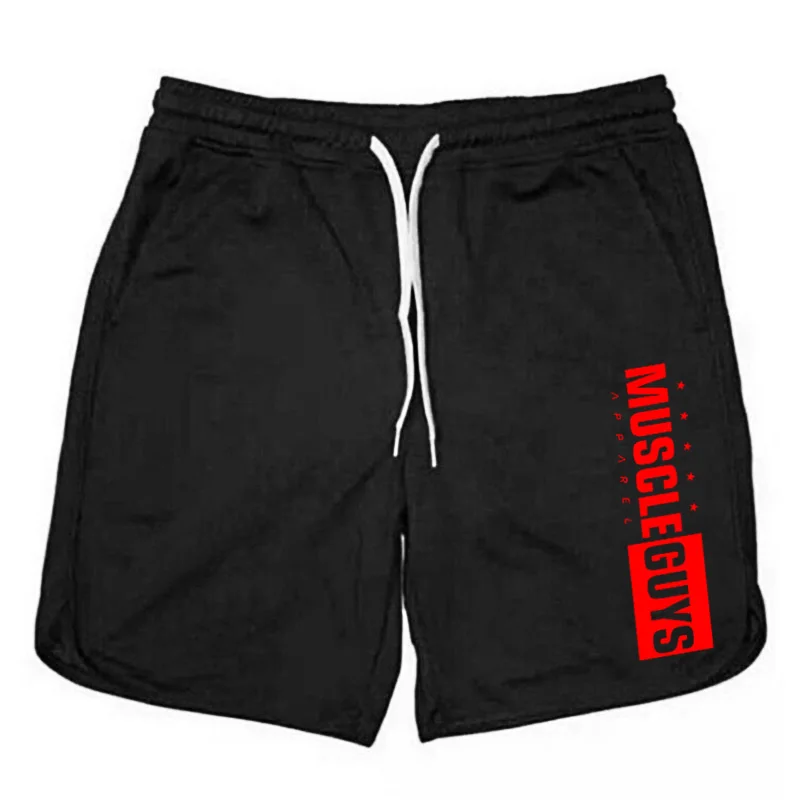 Muscleguys Gym Shorts Men Mesh Short Trousers Sports Joggers Shorts bodybuilding Sweatpants Fitness Men Workout Acitve Shorts