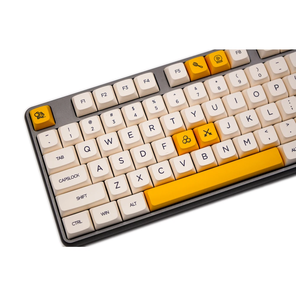 

G-MKY Bee XDA Keycaps PBT Dye-sublimated Keycap XDA profile keycap For Filco/DUCK/Ikbc MX switch Mechanical Keyboard Keycap