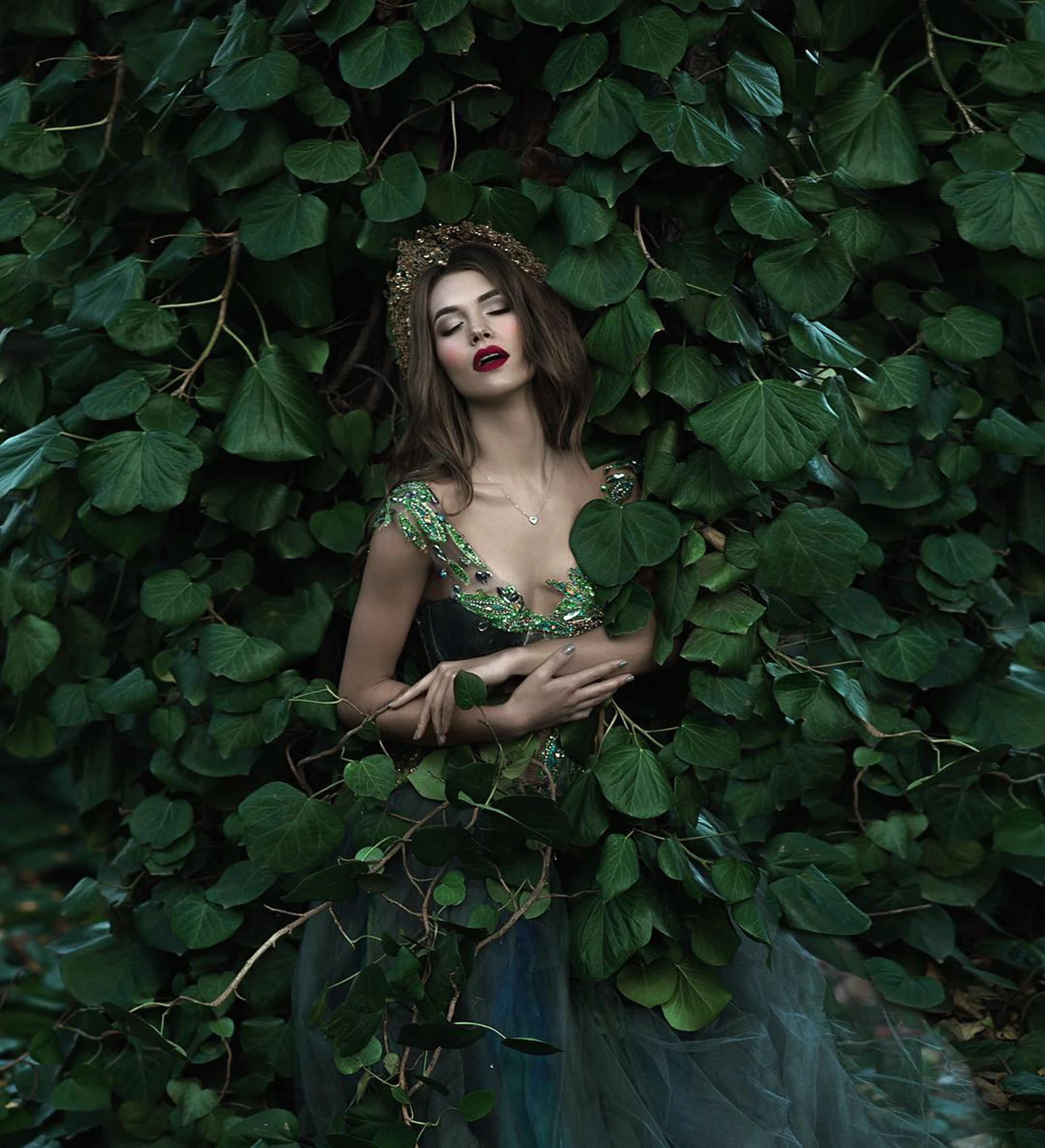 Vestido de tul con cuentas de cristales verdes, traje de noche gris, elegante, en capas, para sesión de fotos, exuberante