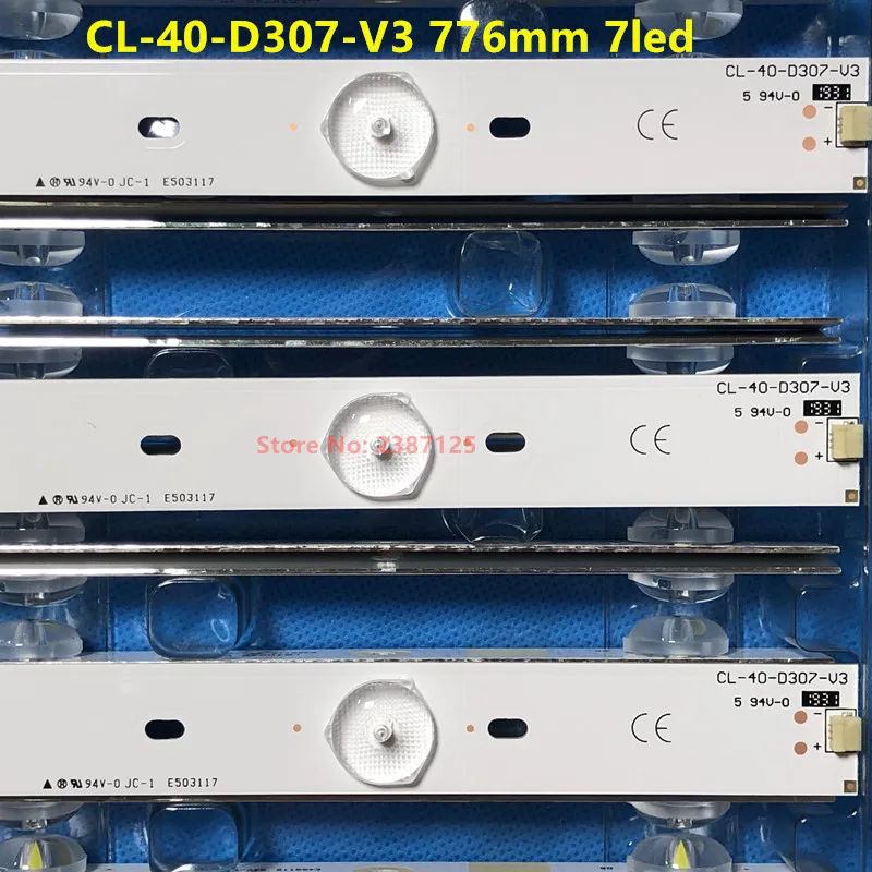 15PCS 7LEDs LED Strip para LED40M3000A LED40R6000 40PFG4109/78 40PHG4109/78 40PFT4109/60