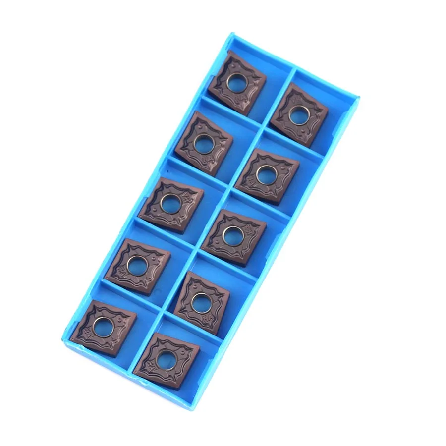 Lames de tournage externes pour le traitement des pièces en acier, outil de tour CNC, insert de coupe, CNMG120404-HA PC9030 CNMG120408-HA PC9030, 10 pièces