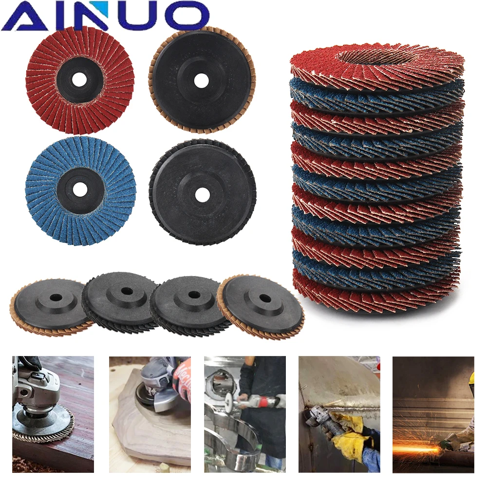 3 inch 75mm Flap Discs Sanding Disc Grinding Wheels Blades  For Angle Grinder Polishing Metal Plastic Wood Abrasive Tool