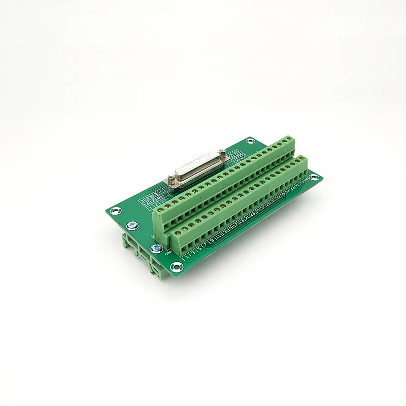 D-SUB DB44 Female Header Breakout Board, Terminal Block, Connector.,Simple DIN Adapter(Bracket)