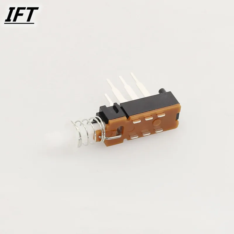 10Pcs Free shopping Straight key PBS-221H21 key switch double row six feet long pin copper foot with spring power switch