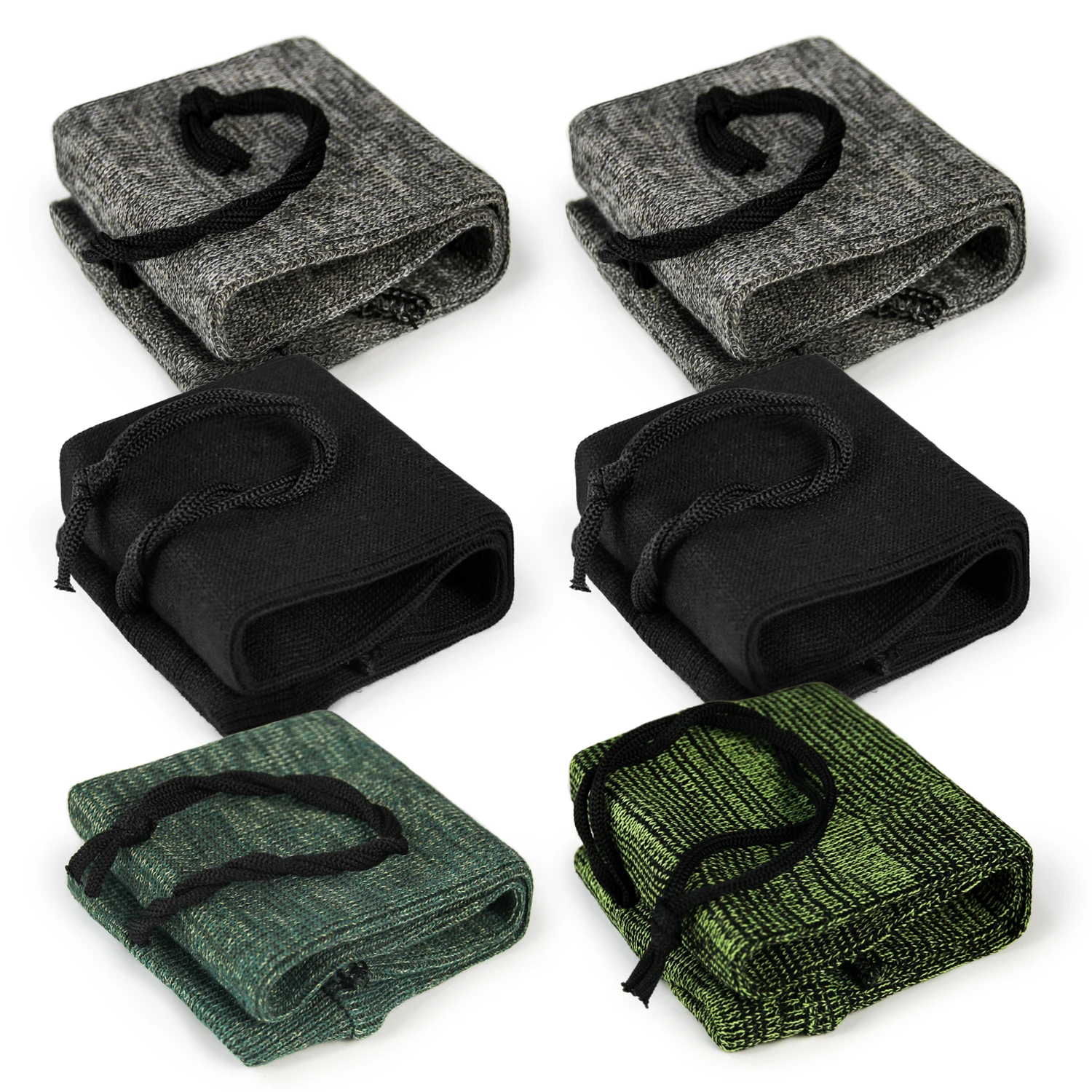 

6 шт. 14-дюймовые очень толстые носки для пистолетов, вязаные силиконовые рукава для пистолета для револьверных носков с застежкой на шнурке