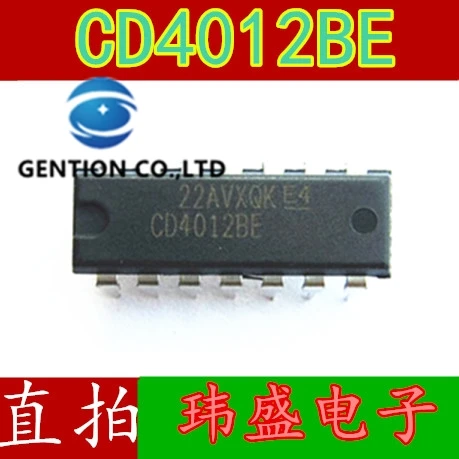 10 шт. CD4012BE DIP-14 пар 4-входных nand gate CD4012 в наличии 100% новые и оригинальные