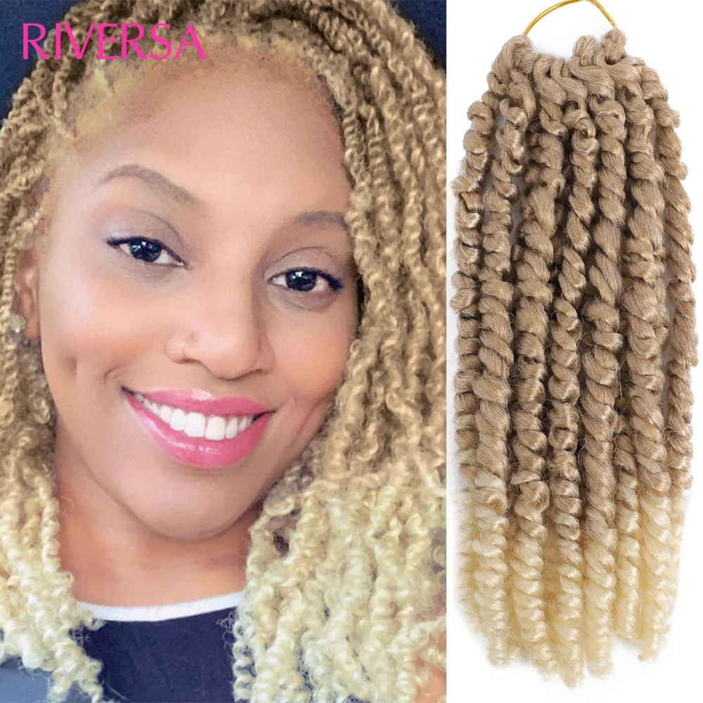 

10inch Passion Twist Crochet Braids Hair 1B 350 27 613 Soft Passion Braiding Hair Extensions Synthetic Dreadlocks Hair cheveux