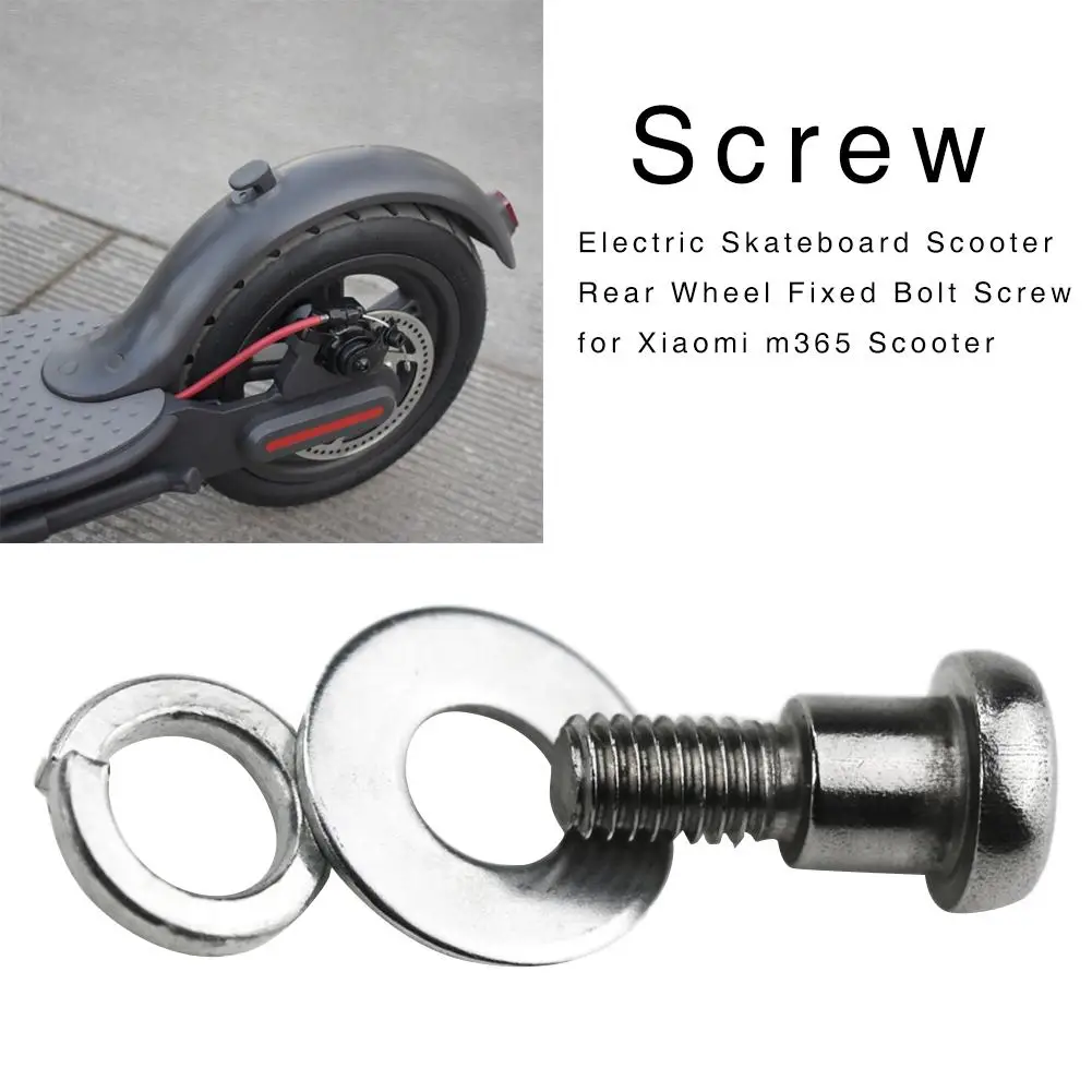 M365 Rear Wheel Fixed Bolt Screw for Xiaomi M365 Pro 1S Electric Skateboard Rear Wheel Bearing Screws Parts