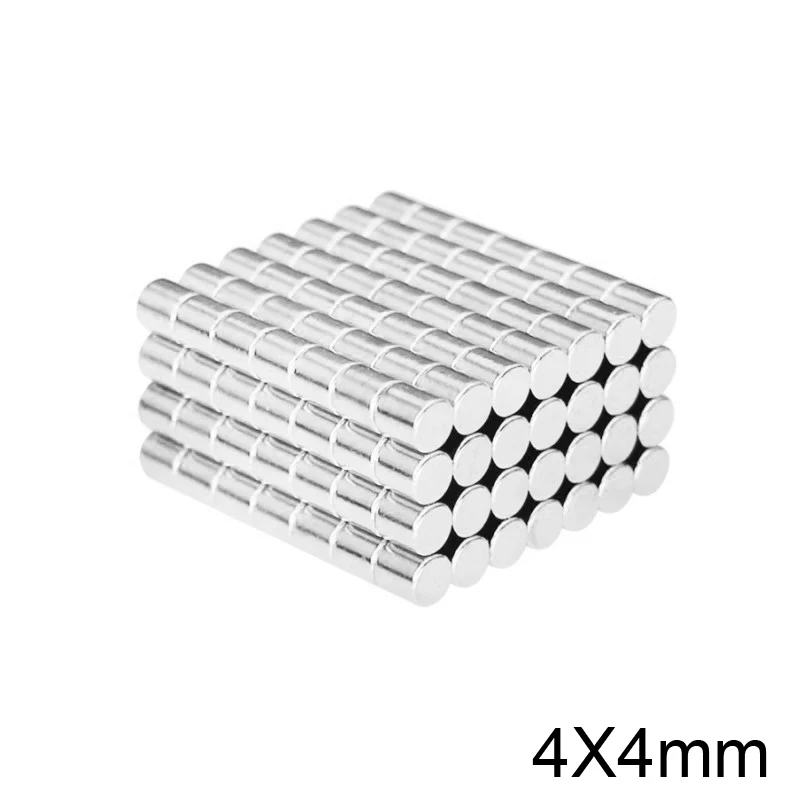 

50/100/200/500/1000PCS 4x4 Mini Small Round Magnets N35 Neodymium Magnet Dia 4x4mm Permanent NdFeB Strong Powerful Magnets 4*4