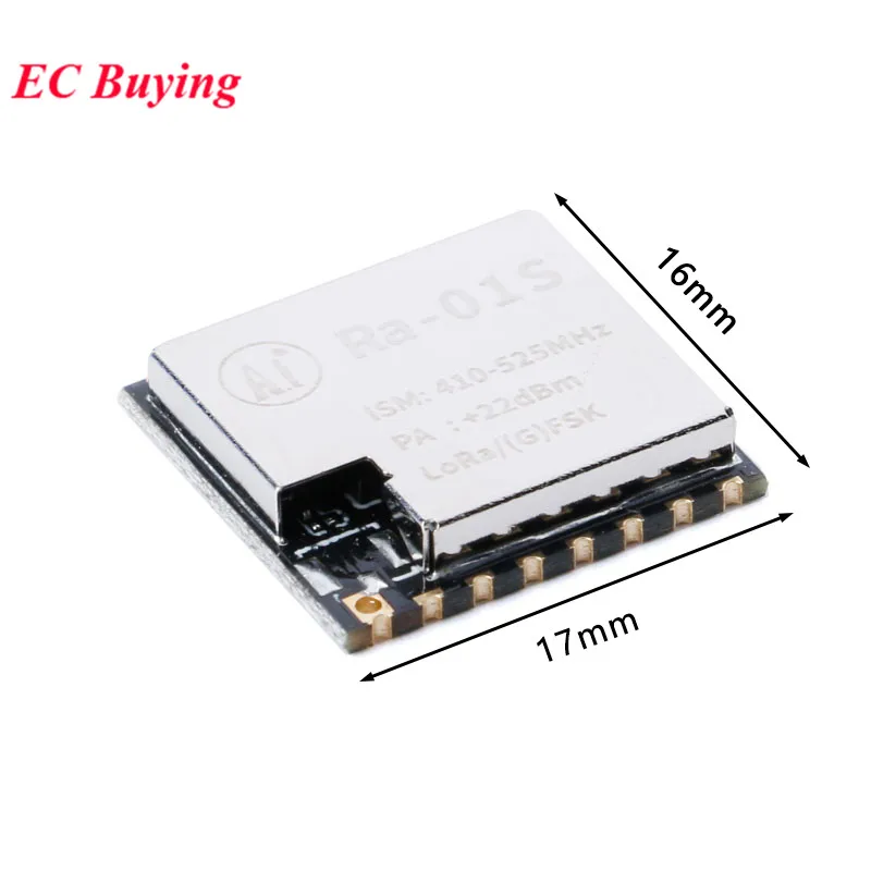 5pcs/1pc SX1268 LoRa Module 433MHZ Ra-01S Spread Spectrum RF WIFI Wireless SPI Radio Frequency FSK GFSK MSK OOK IPEX Antenna