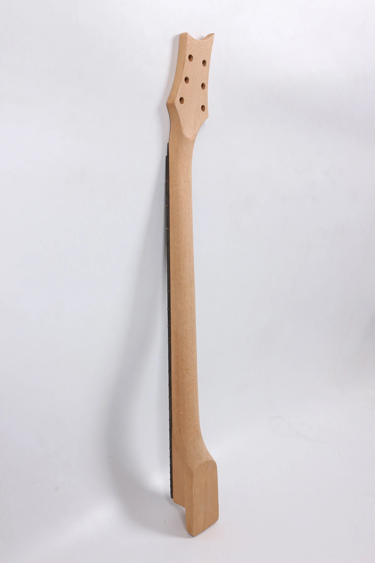 Unfinished Diy Electric Guitar Neck 24fret 25.5\'\'in Replacement mahogany+Rosewood fretboard