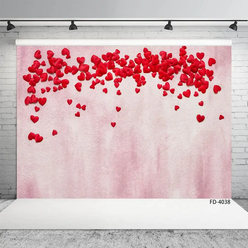 استوديو الصور الدعامة الوردي ألواح جدار الكثير من القلوب خلفية الطفل الطفل صورة عشاق التصوير خلفية ملصق التصوير الفوتوغرافي