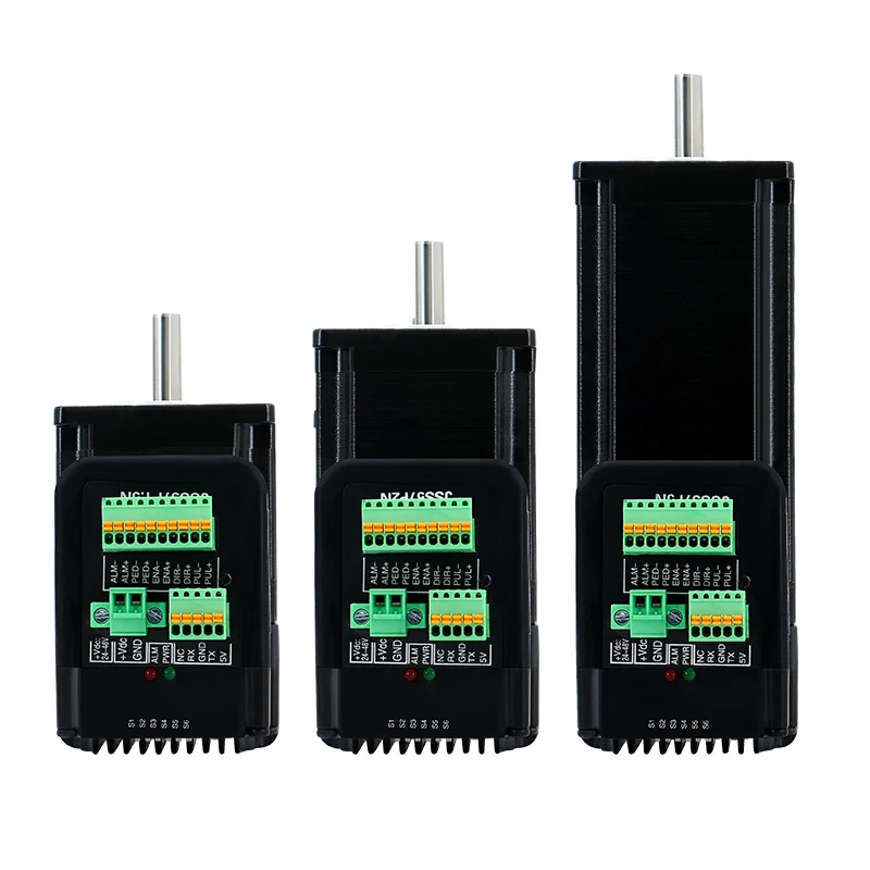 New arrival Nema23 integrated stepper motor with servo system 1.5Nm 2Nm 3Nm 3A Motor  drive integrated engine for CNC