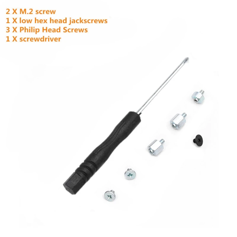 Set M.2 supporto Standoff Screw Kit di montaggio SSD per utensile manuale scheda madre Asus