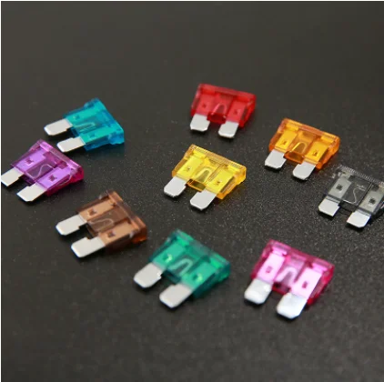 100PCS Car Fuses 2A 3A 5A 7.5A 10A 15A 20A 25A 30A 35A Amp with Box Clip Assortment Auto Blade Type Fuse Set Truck Auto Fuse Set