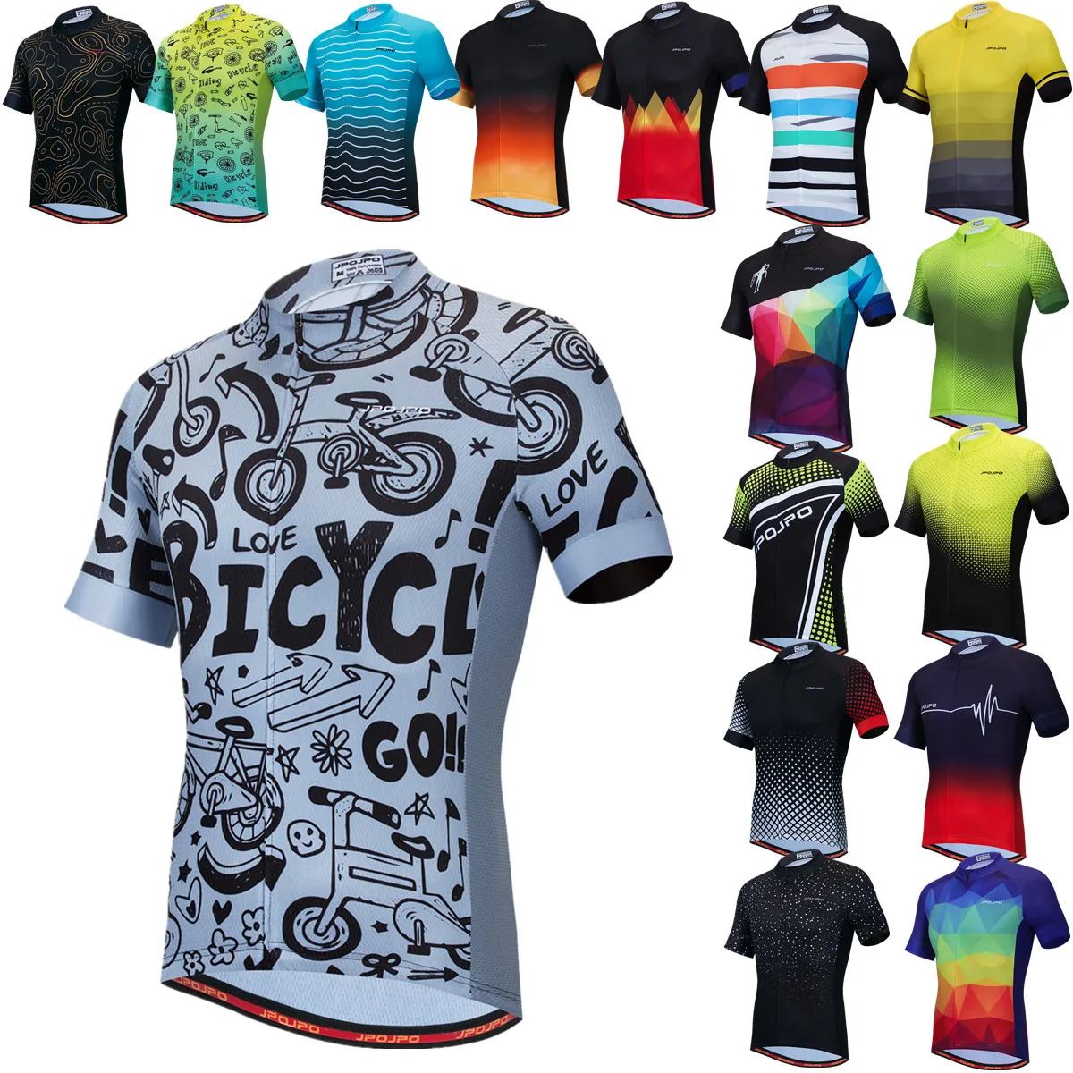 2021 Summer Pro Team Men Cycling Jerseys Short Sleeve Bike Shirts MTB Cycling Clothing Ropa Maillot Ciclismo Bicycle Wear S-3XL