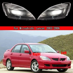 Auto Case Headlamp Caps For Mitsubishi Lancer 2003~2006 Car Headlight Lens Glass Lampshade Lamp Cover Lampshade