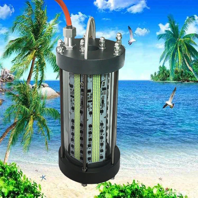 AC220V 1300W remote control dimmering  IP68 squid 15meters pesca submarina deep fishing lamps led fishing lights