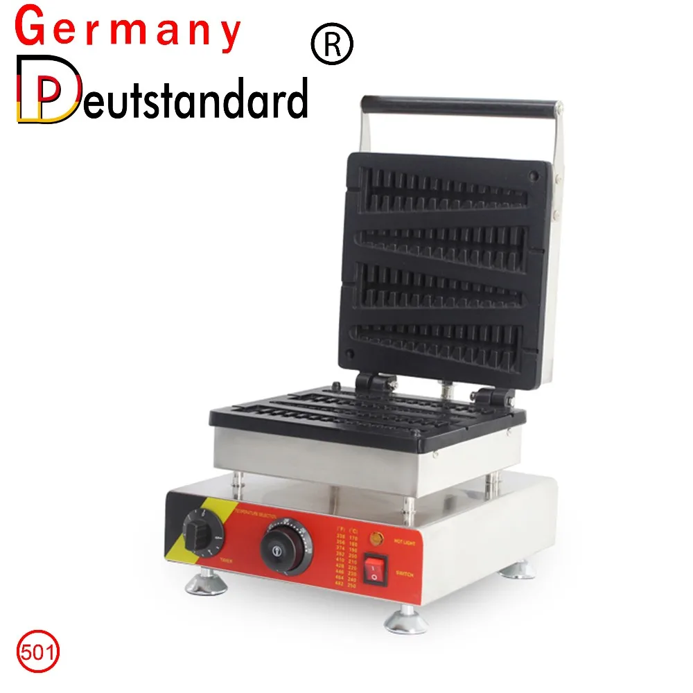 Lançamento máquina comercial de waffle de aço inoxidável com bolo de alta qualidade