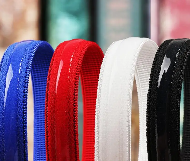 50M Red Blue Black White Non-slip elastic webbing Shoulder straps Women Bra Strap Accessories shoulder tape  Elastic Band Trim