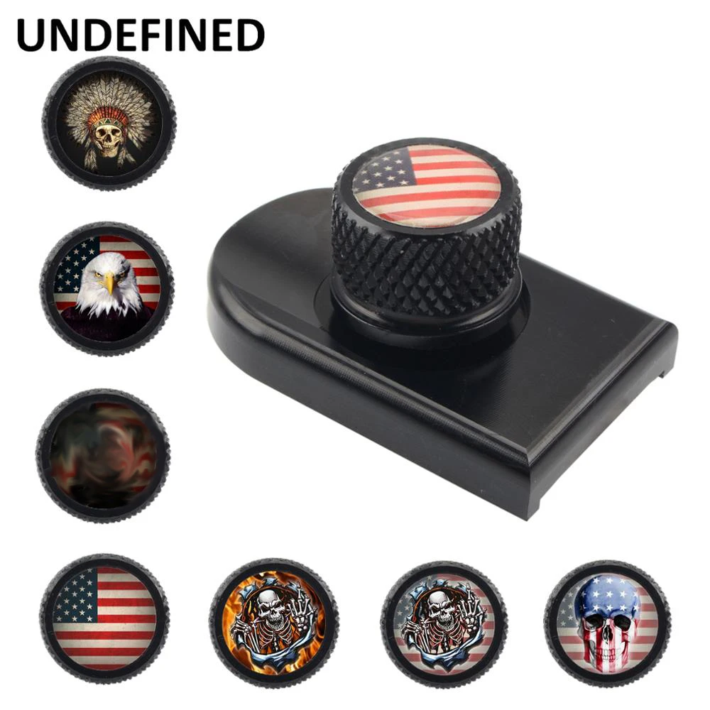 For Harley Sportster Touring Road Glide Softail Dyna Fat Boy 1996-2018 Rear Billet Motorcycle Seat Bolt Tab Screw Nut Knob Cover