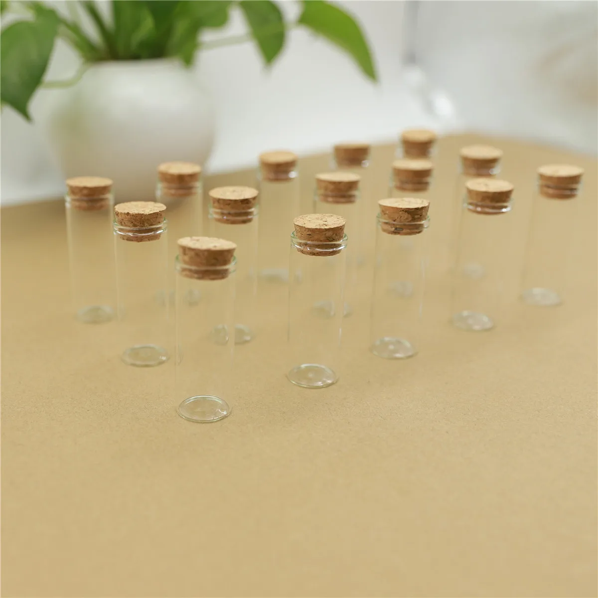 54 pcs/lot Glass Bottle 22*60mm 12ml Test Tube Cork Stopper Mini Spice Bottles Container Small DIY Jars Vials Tiny Bottles glass