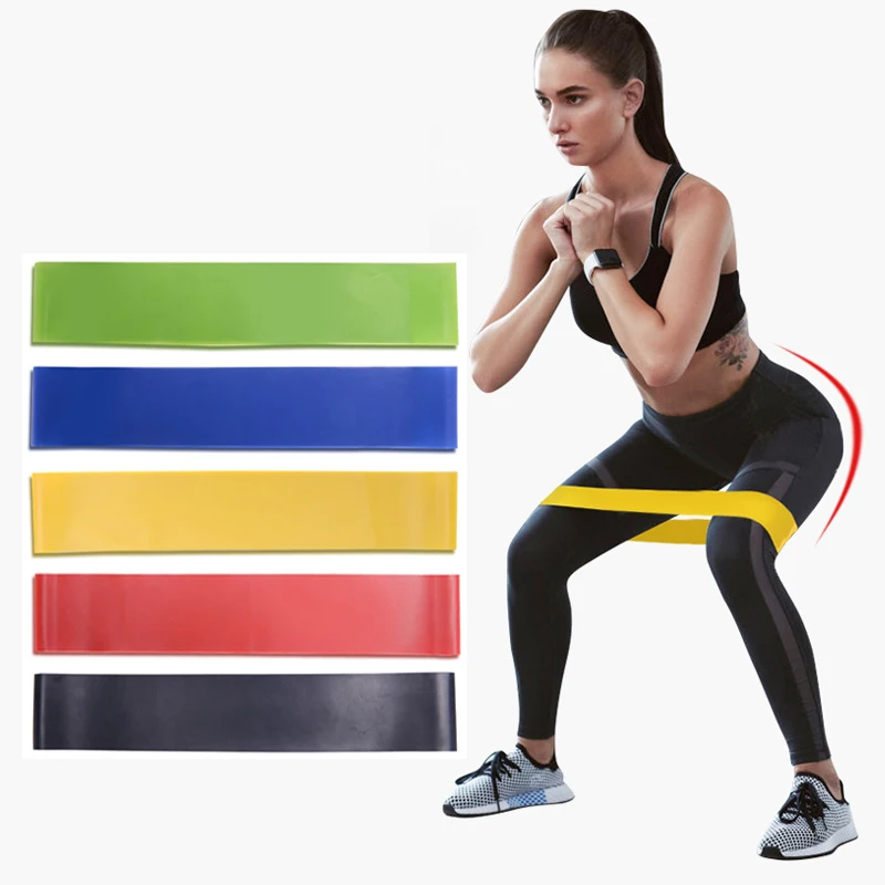 Bandas De Resistencia De látex para entrenamiento, Bandas elásticas De goma para gimnasio y Fitness