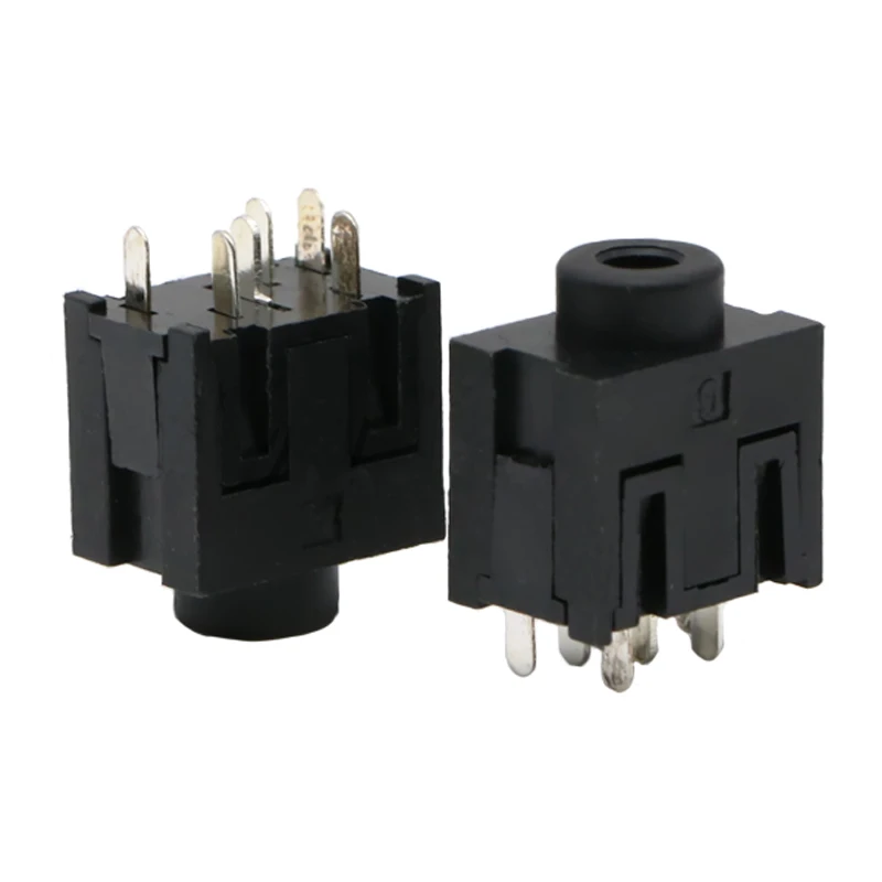 10Pcs Pj-333-5p 3.5Mm Female Audio Konektor 5Pin DIP Stereo Jack Socket Audio Jack Konektor PJ333-6p