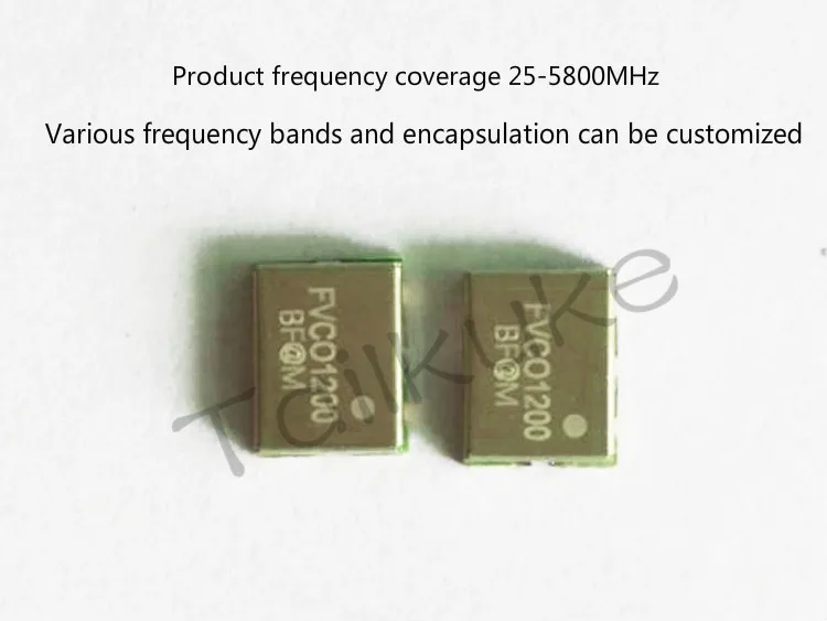 2pcs 1.2G VCO Voltage Controlled Oscillator 1100-1300M 5G Band Shielder