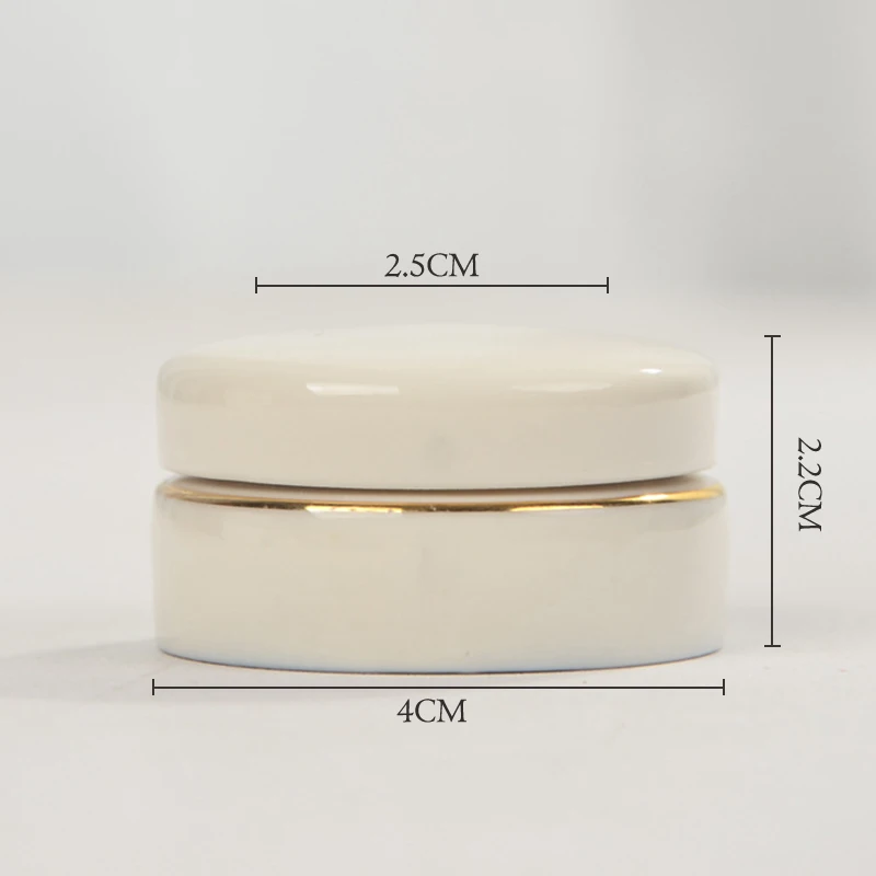 7Ml Keramische Cosmetische Make Jar Potten Vintage Kleur Monster Flessen Eyeshadow Cream Lippenbalsem Container Zalfpotje Lege Blush doos