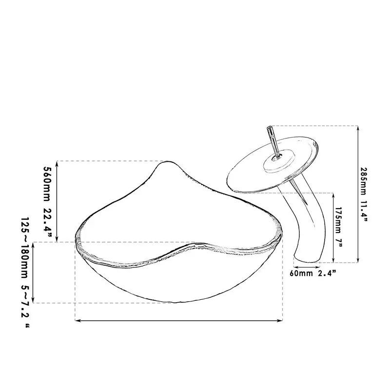 Imagem -06 - Pia do Navio do Banheiro Zappo Brown Leaf Pias de Vidro Temperado Combo Tigela de Vidro Artístico Torneira Misturadora