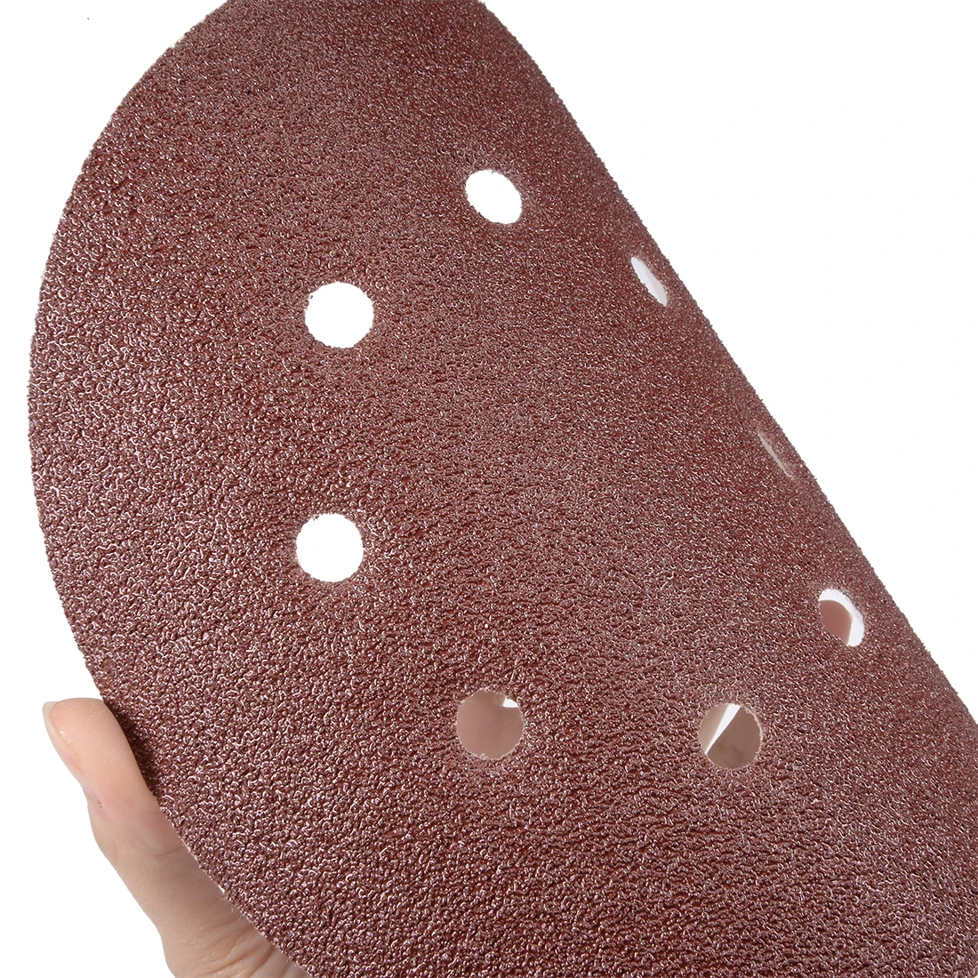 10 Buah 7 Inci 8 Lubang Kait dan Lingkaran Pengamplasan Disk 40-2000Grit Berkelompok Amplas Acak Orbital Sander Kertas Abrasive Alat Poles