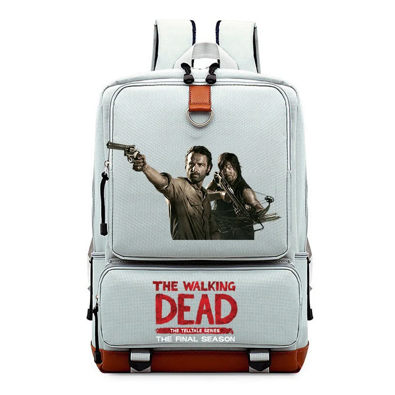 

The Walking Dead Backpack Boys Girls Students School Bag Daily Travel Backpacks Large Capacity Laptop Bookbag Mochila