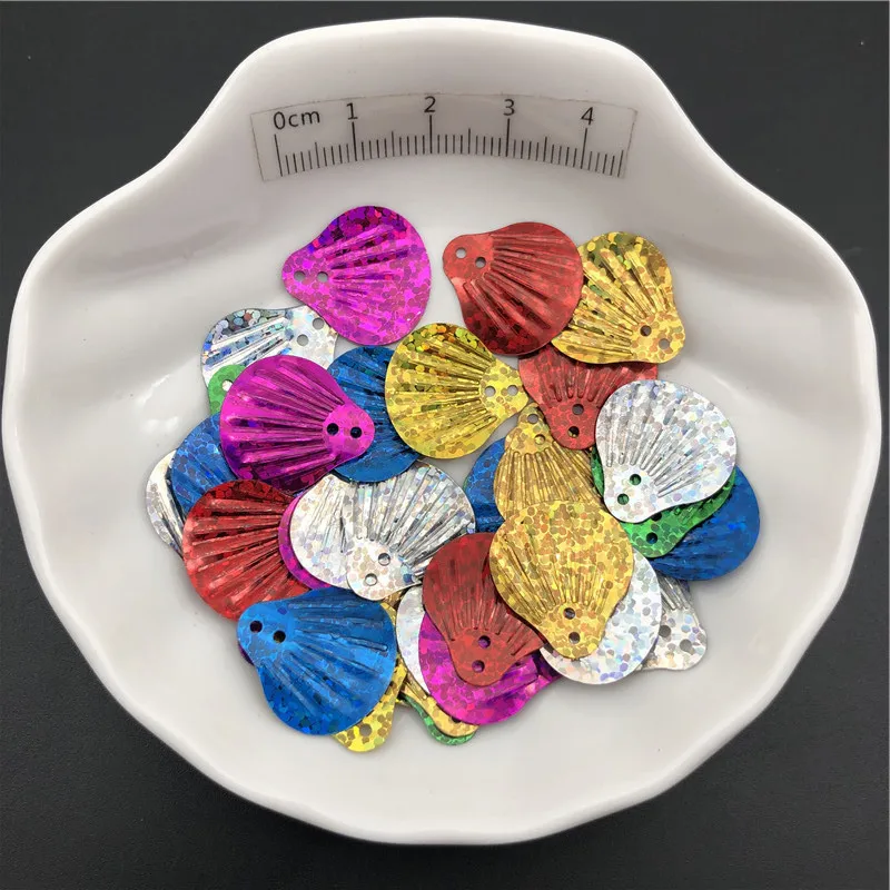 30g 13mm 18mm Shell Loose Sequins Paillettes For Sewing ,Shoes,Hats,Kids DIY,Crafts Accessories Wholesale