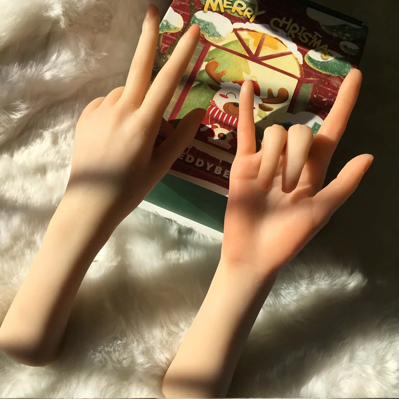 New Arrival Sexy Women Skin Hand Mannequin Female Silicone Hand Model Hot Sale