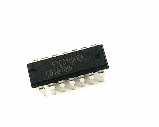 20PCS 100PCS CD4070BE CD4070 4070 DIP14 IC best quality.