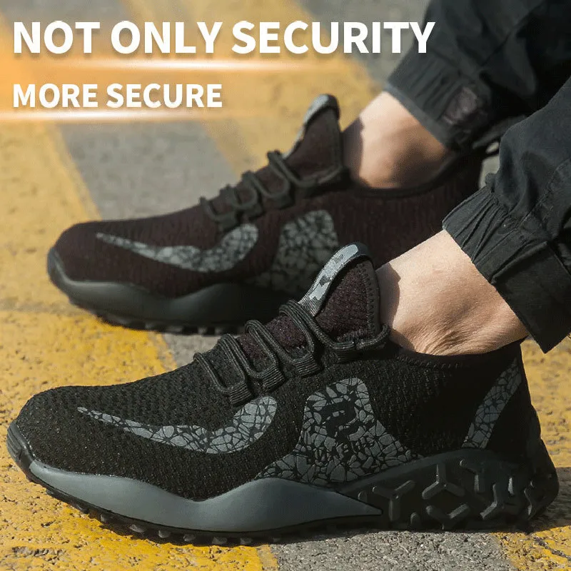 2019 Autumn Steel Toe Work Safety Shoes for Men Puncture Proof Security Boots Man Breathable Light Industrial Casual Shoes Male