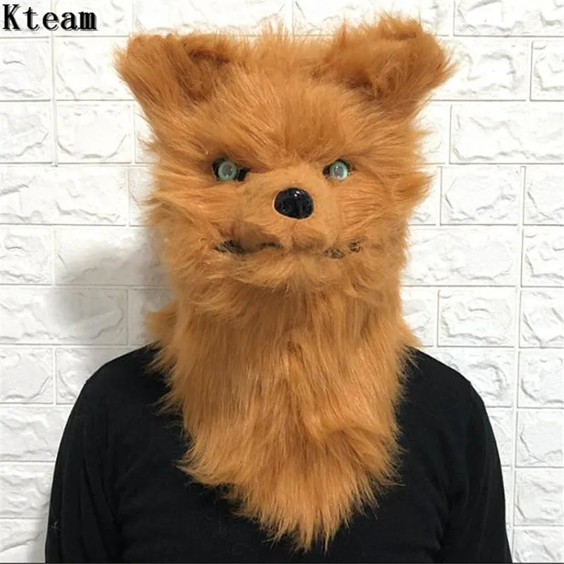 

Funny Horror Halloween Wolf mask wolf head mask party drama costume PVC props novel Scary Animal mask holiday supplies