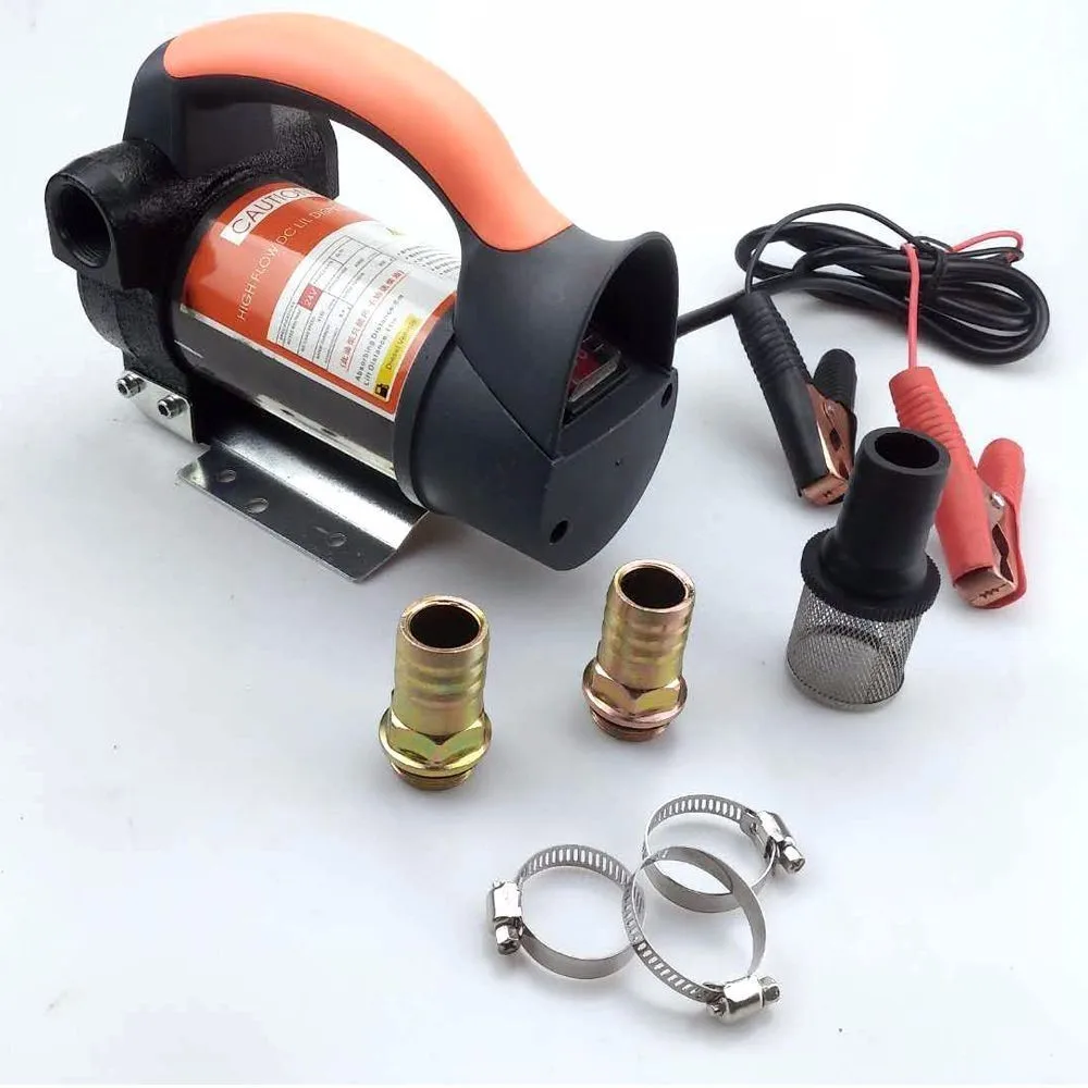 Imagem -02 - Diesel Auto Priming Bomba de Combustível Elétrica Transferência de Querosene Dedicado dc 12v 24v 300w 50l por Min