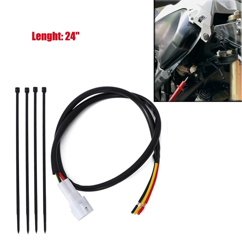 For Yamaha Tenere 700 T7 2019 2020 2021 Motorcycle Auxiliary Power Cable Extension USB Phone GPS Outlet Plug Connector