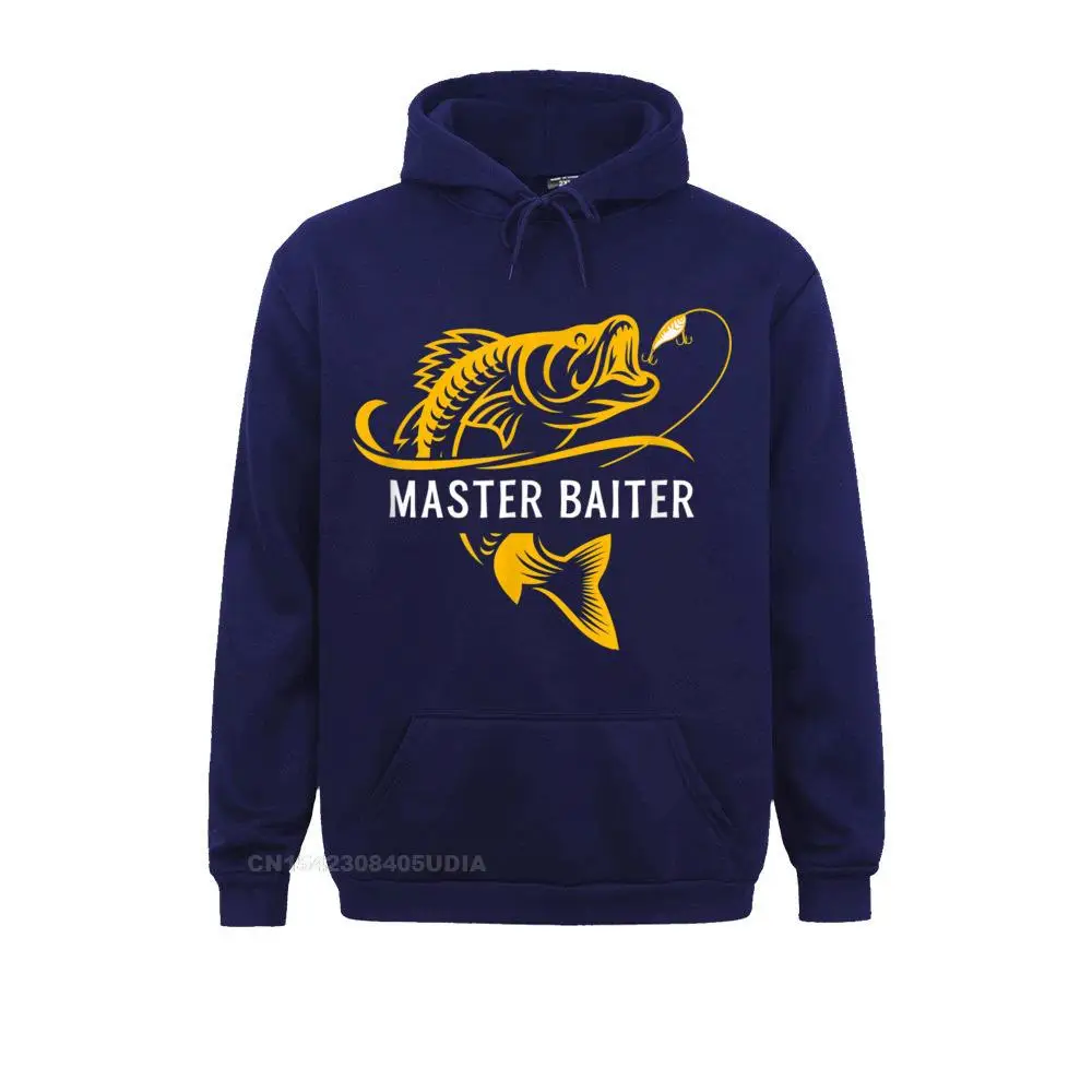 Mestre Baiter Engraçado Hoodie De Pesca Moletons Manga Longa Personalizado Homens Baratos Amantes Dia Hoodies Capuzes Personalizados