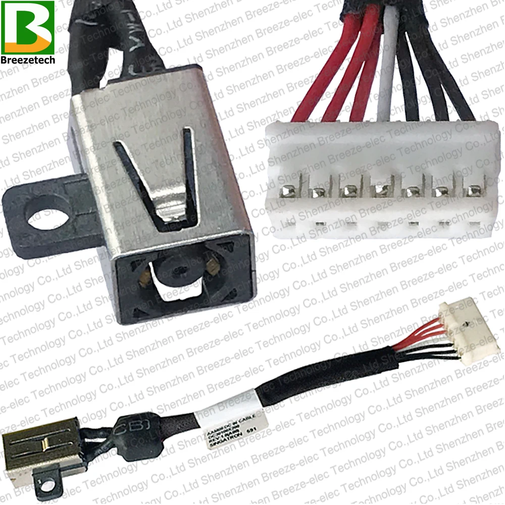 New DC Power Jack Socket Cable Connector For Dell Precision M3800 XPS 15 9550 9530 5510 M5510 M5520 9560 9570 DC30100X200 064TM0