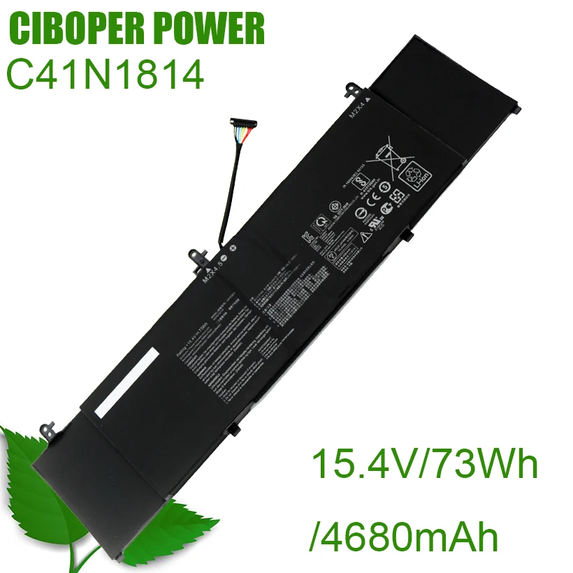 CP Laptop Battery 0B200-03120100 C41N1814 15.4V/73WH/4680mAh For ZenBook 15 Series UX533 UX533FD UX533FN RX533 RX533FD BX533FD