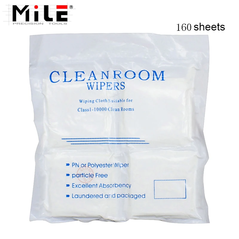 MILE Phone Cleaning Wipes160/400pcs/Pack Microfiber Cloth Anti-tatic For iphone Samsung LCD Screen Glass Refurbish