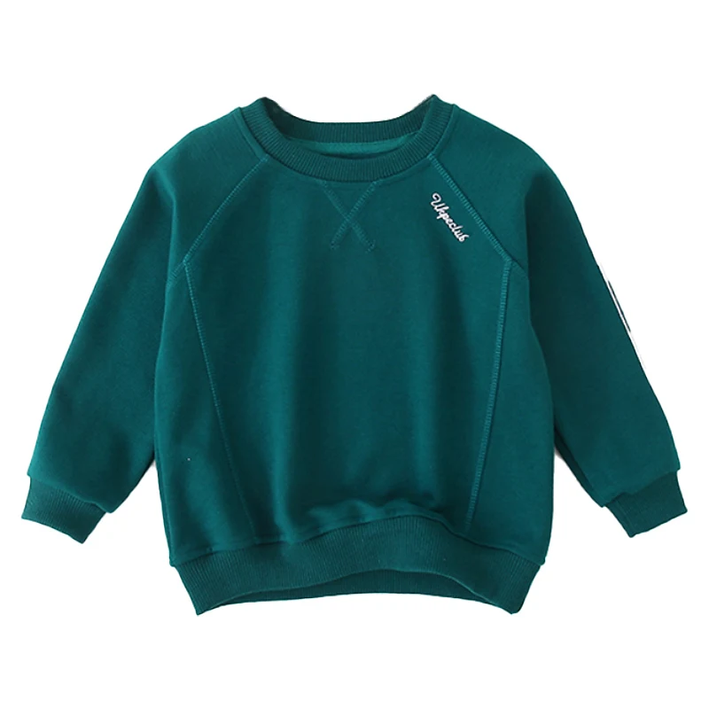 2023 Spring Autumn 3 4 5 6 7 8 9 10 11 12 Years Long Sleeve Pullover Handsome Cotton Raglan Sleeve Sweatshirt For Kids Baby Boy