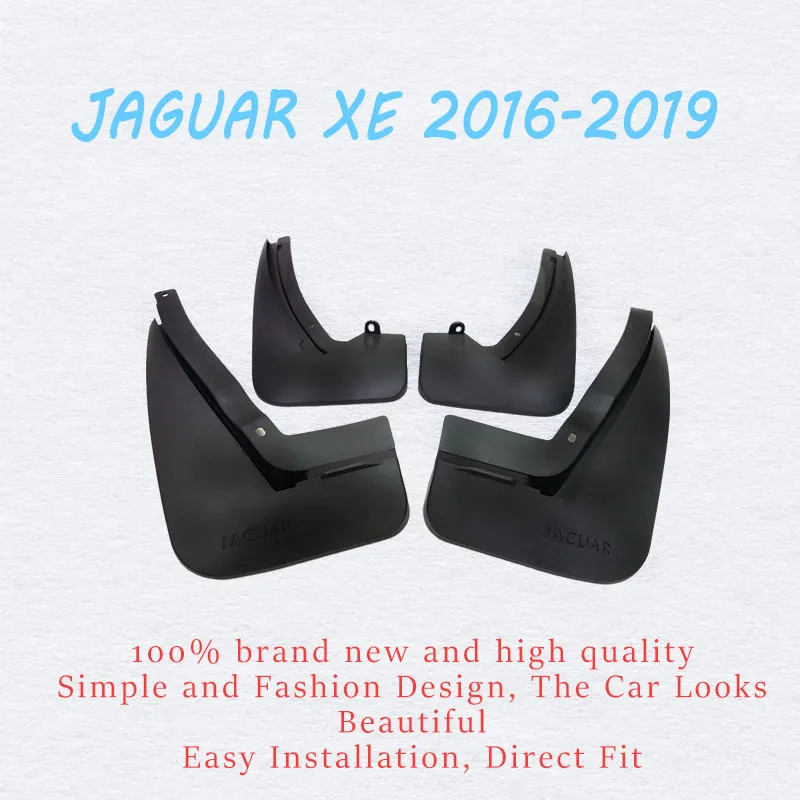 FOR JAGUAR XE mudflaps Fender XE Mudguards Mud flap splash Guard Fenders Mudguard car accessories Front Rear 4 pcs 2016-2019